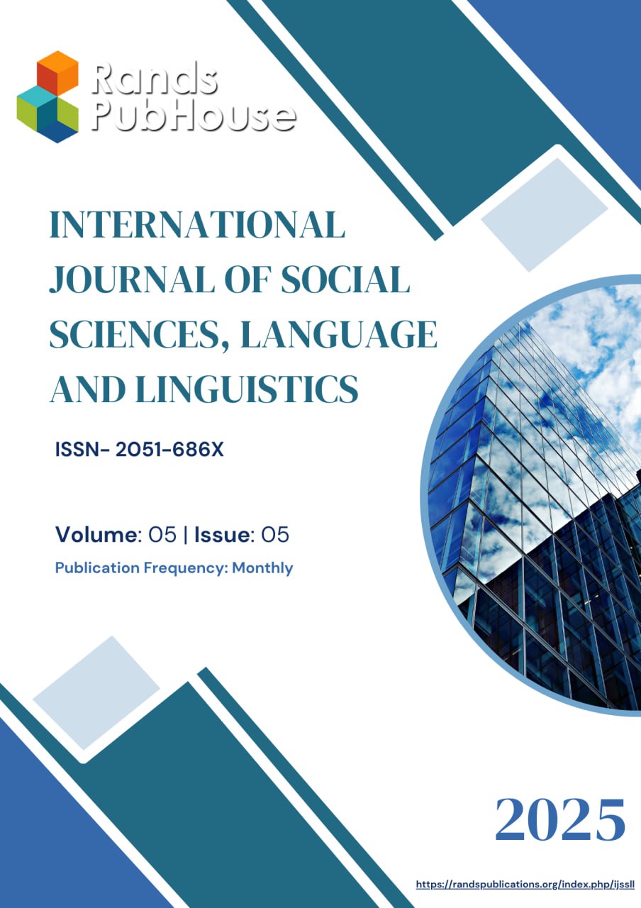 Journals International Journal of Social Sciences, Language and Linguistics
